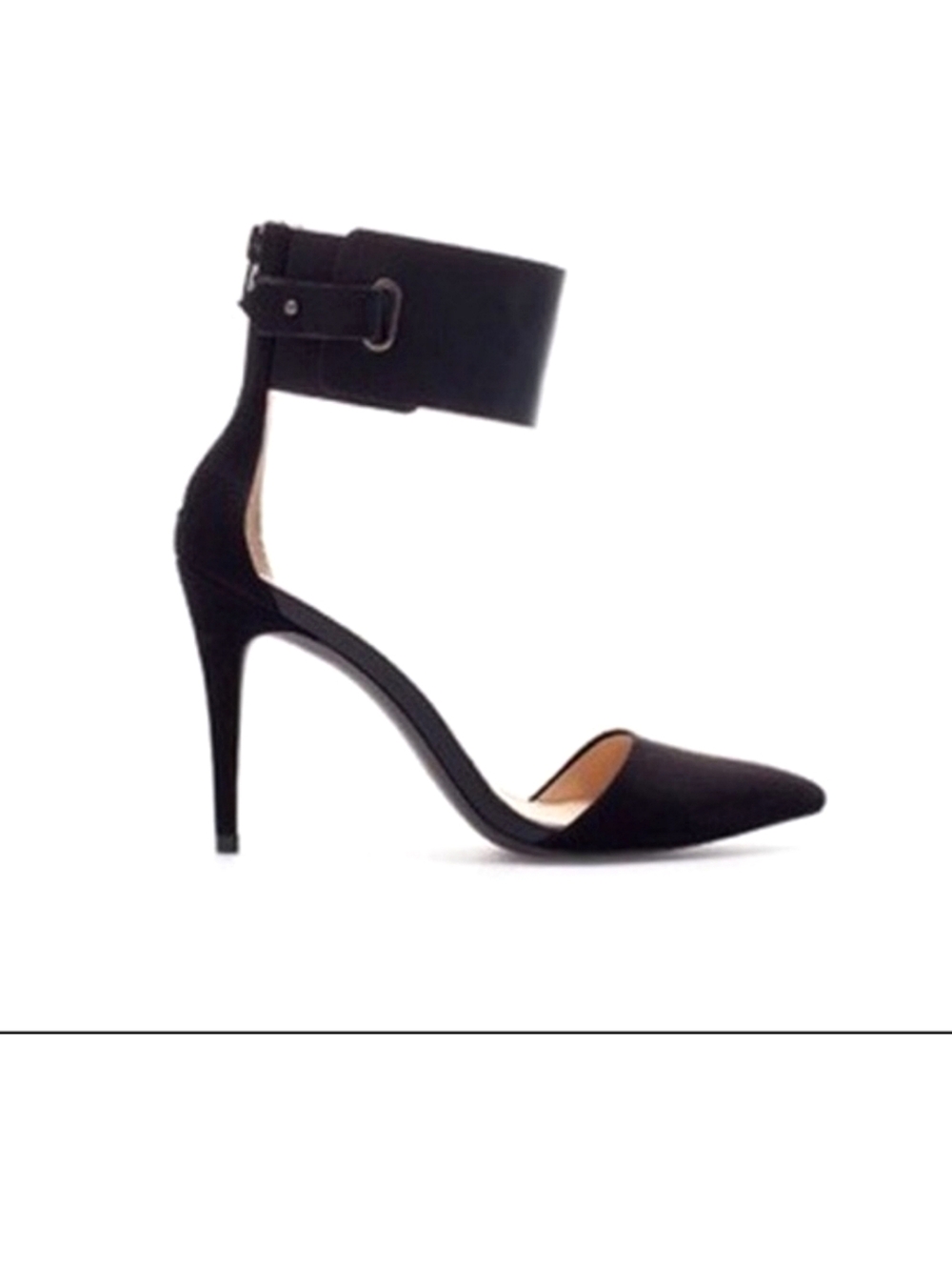 Zara Trafaluc Heels Ankle Cuff Stiletto Shoes